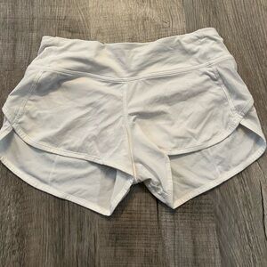 Lululemon run speed up low rise shorts